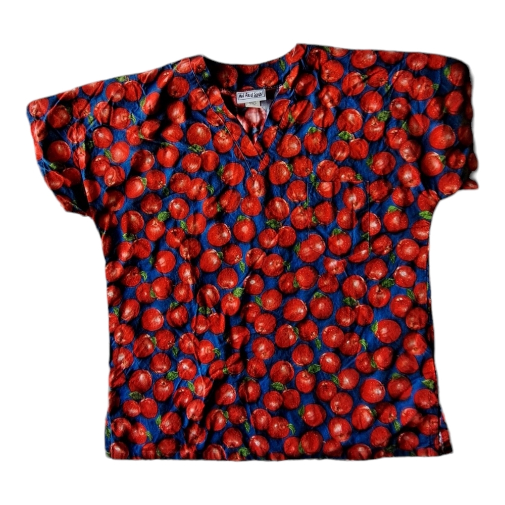 Mad About Scrubs Apple Top